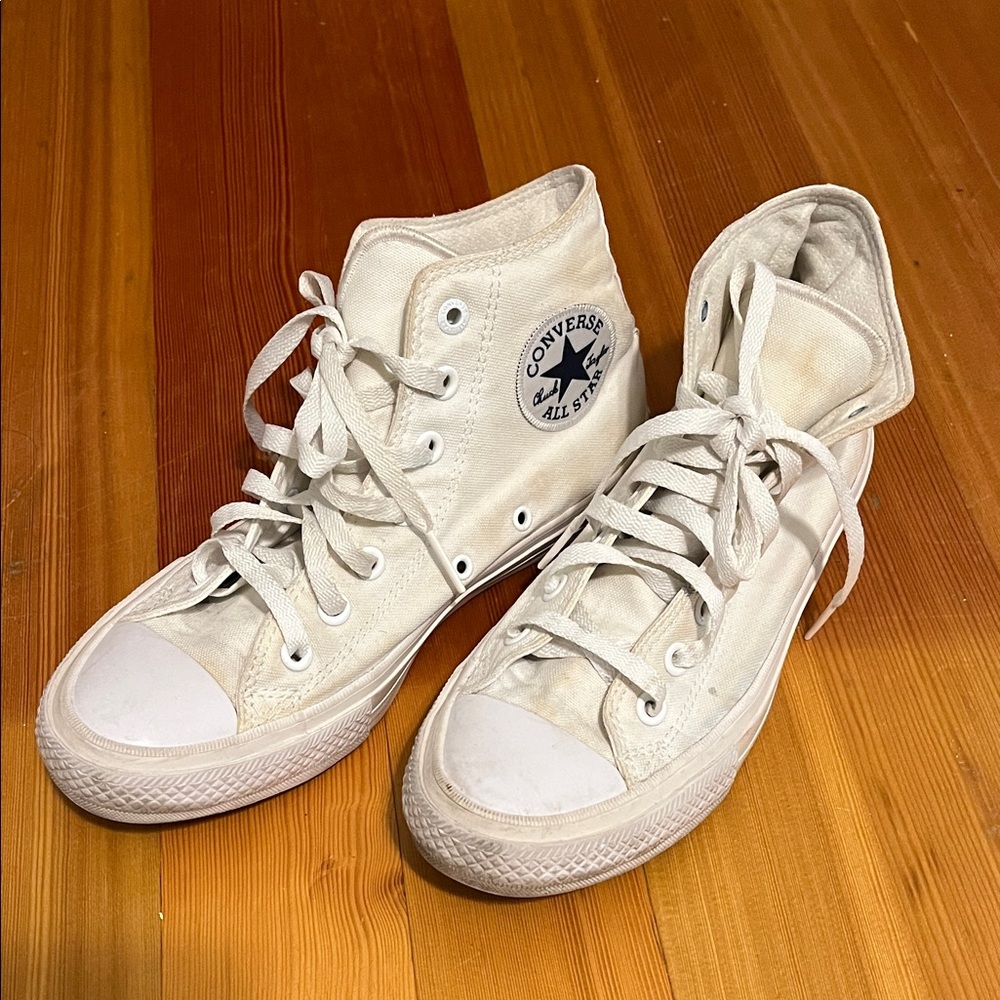 Converse High Top Sneakers - Cream